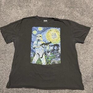 Disney Star Wars Van Gogh Starry Night Stormtrooper Graphic T-shirt Size 2XL